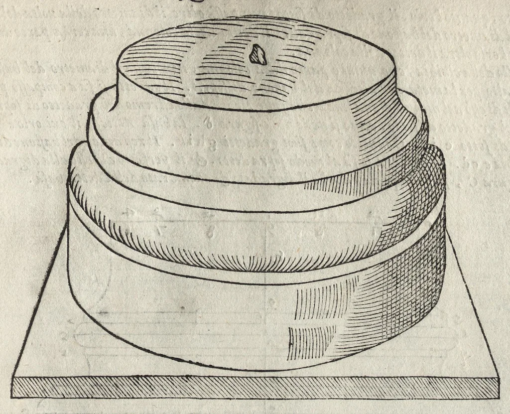 An illustration from La pratica della perspettiva : opera molto vtile a pittori, a scvltori, & ad architetti : con due tauole, una de' capitoli principali, l'altra delle cose piu notabili contenue nella presente opera, 1568, leaf 136