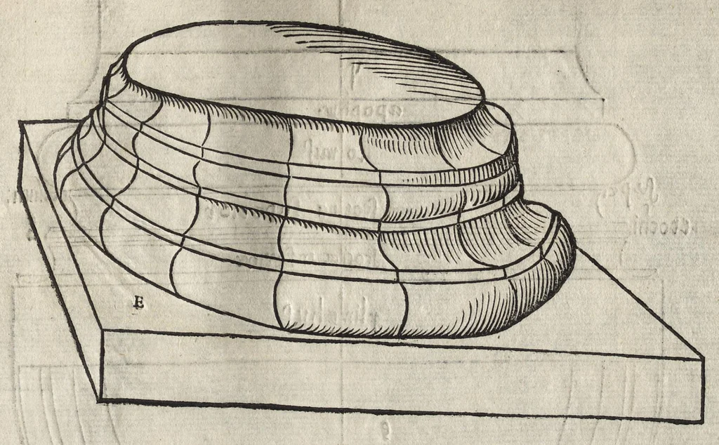 An illustration from La pratica della perspettiva : opera molto vtile a pittori, a scvltori, & ad architetti : con due tauole, una de' capitoli principali, l'altra delle cose piu notabili contenue nella presente opera, 1568, leaf 138