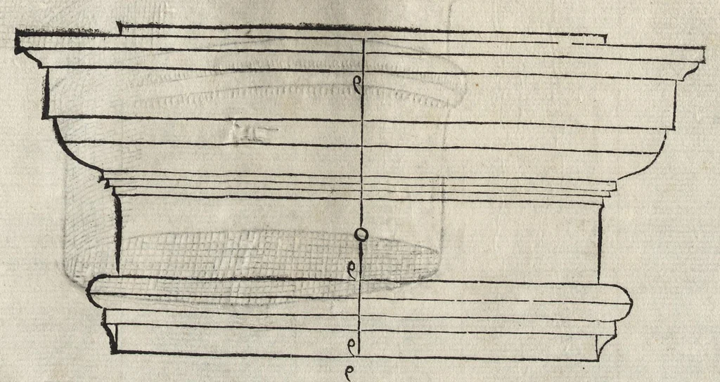 An illustration from La pratica della perspettiva : opera molto vtile a pittori, a scvltori, & ad architetti : con due tauole, una de' capitoli principali, l'altra delle cose piu notabili contenue nella presente opera, 1568, leaf 144