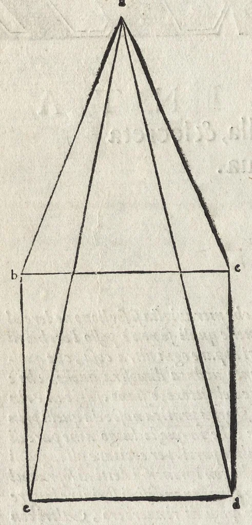 An illustration from La pratica della perspettiva : opera molto vtile a pittori, a scvltori, & ad architetti : con due tauole, una de' capitoli principali, l'altra delle cose piu notabili contenue nella presente opera, 1568, leaf 163