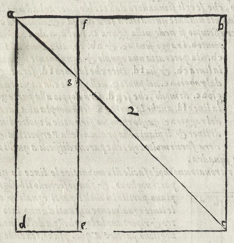 An illustration from La pratica della perspettiva : opera molto vtile a pittori, a scvltori, & ad architetti : con due tauole, una de' capitoli principali, l'altra delle cose piu notabili contenue nella presente opera, 1568, leaf 17