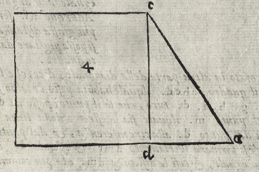 An illustration from La pratica della perspettiva : opera molto vtile a pittori, a scvltori, & ad architetti : con due tauole, una de' capitoli principali, l'altra delle cose piu notabili contenue nella presente opera, 1568, leaf 22