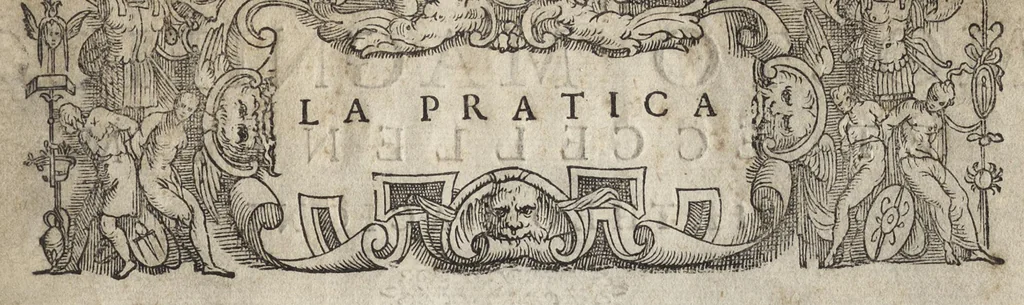 An illustration from La pratica della perspettiva : opera molto vtile a pittori, a scvltori, & ad architetti : con due tauole, una de' capitoli principali, l'altra delle cose piu notabili contenue nella presente opera, 1568, leaf 4