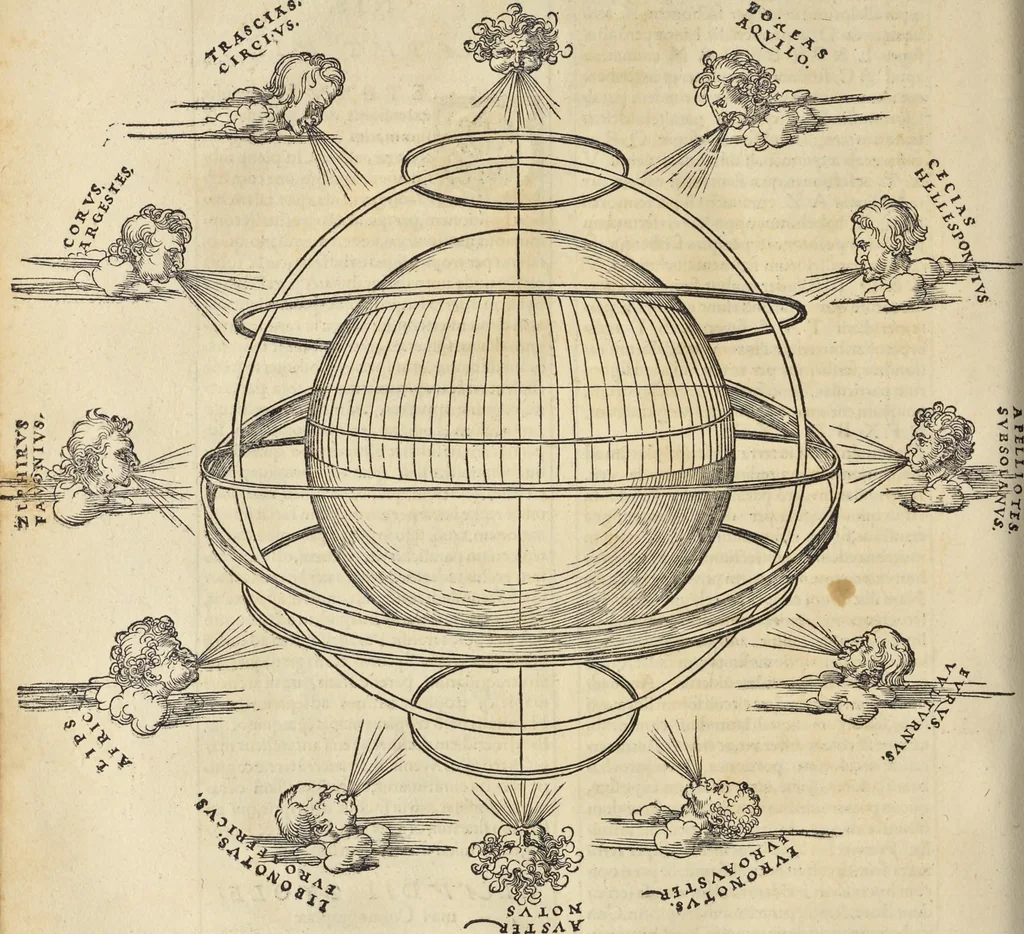 An illustration from Clavdii Ptolemaei Alexandrini Geographicae enarrationis libri octo, 1541, leaf 131