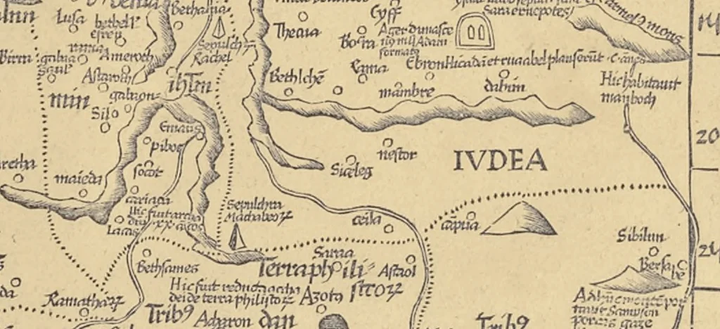 An illustration from Clavdii Ptolemaei Alexandrini Geographicae enarrationis libri octo, 1541, leaf 318
