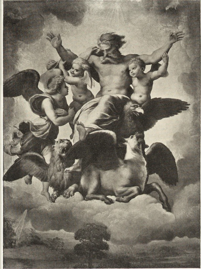 An illustration from The cicerone; an art guide to painting in Italy, for the use of travellers and students;, 1908, leaf 168