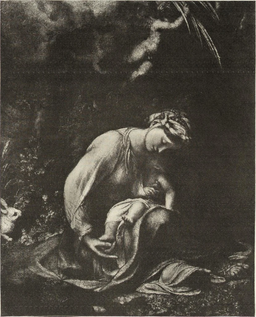 An illustration from The cicerone; an art guide to painting in Italy, for the use of travellers and students;, 1908, leaf 206