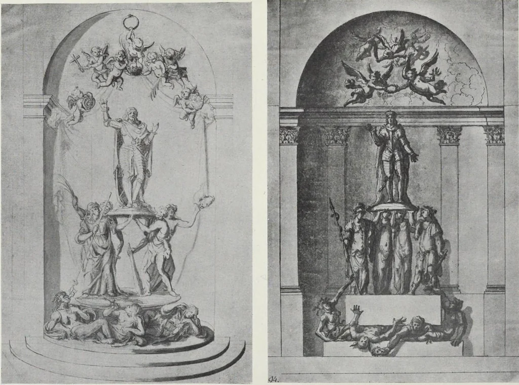 An illustration from Grinling Gibbons and the woodwork of his age (1648-1720), 1914, leaf 101