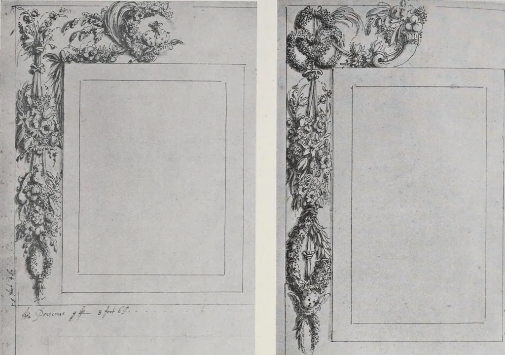 An illustration from Grinling Gibbons and the woodwork of his age (1648-1720), 1914, leaf 102