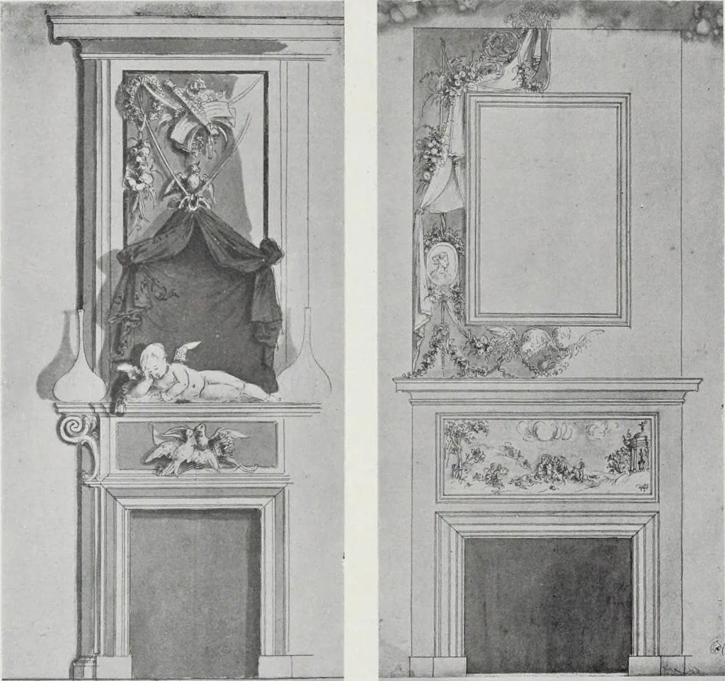 An illustration from Grinling Gibbons and the woodwork of his age (1648-1720), 1914, leaf 103