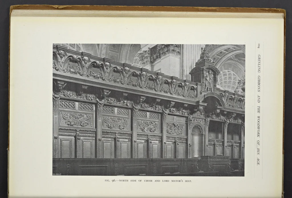 An illustration from Grinling Gibbons and the woodwork of his age (1648-1720), 1914, leaf 121