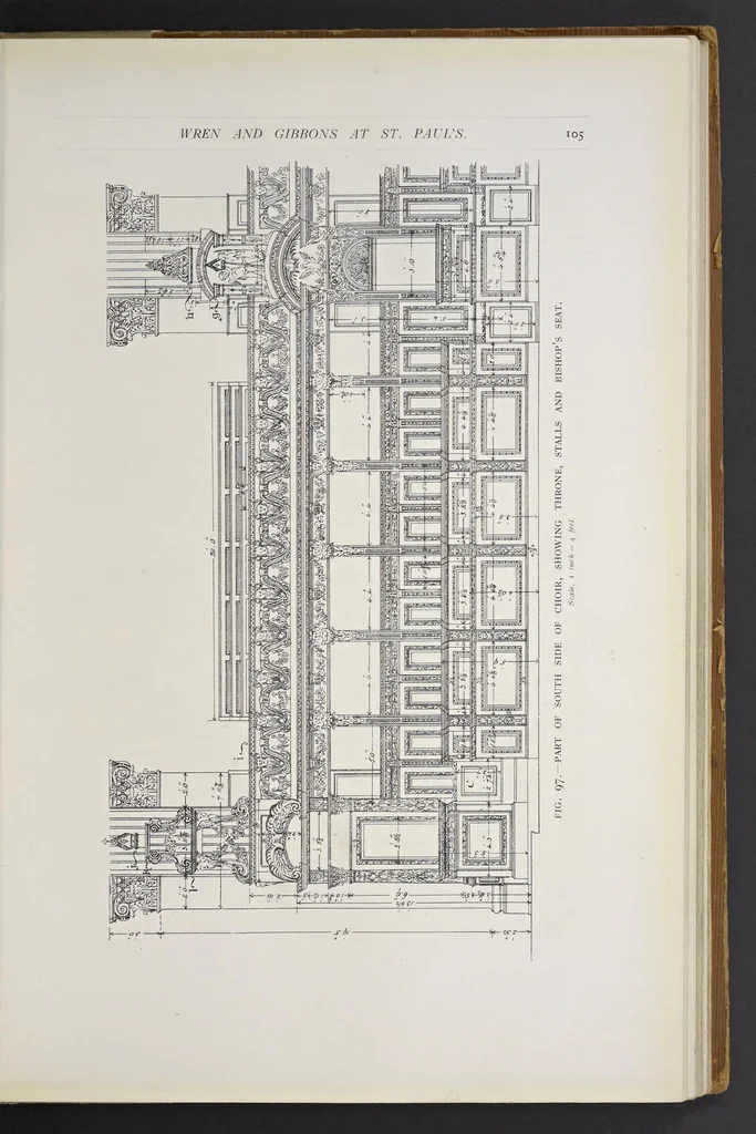 An illustration from Grinling Gibbons and the woodwork of his age (1648-1720), 1914, leaf 122