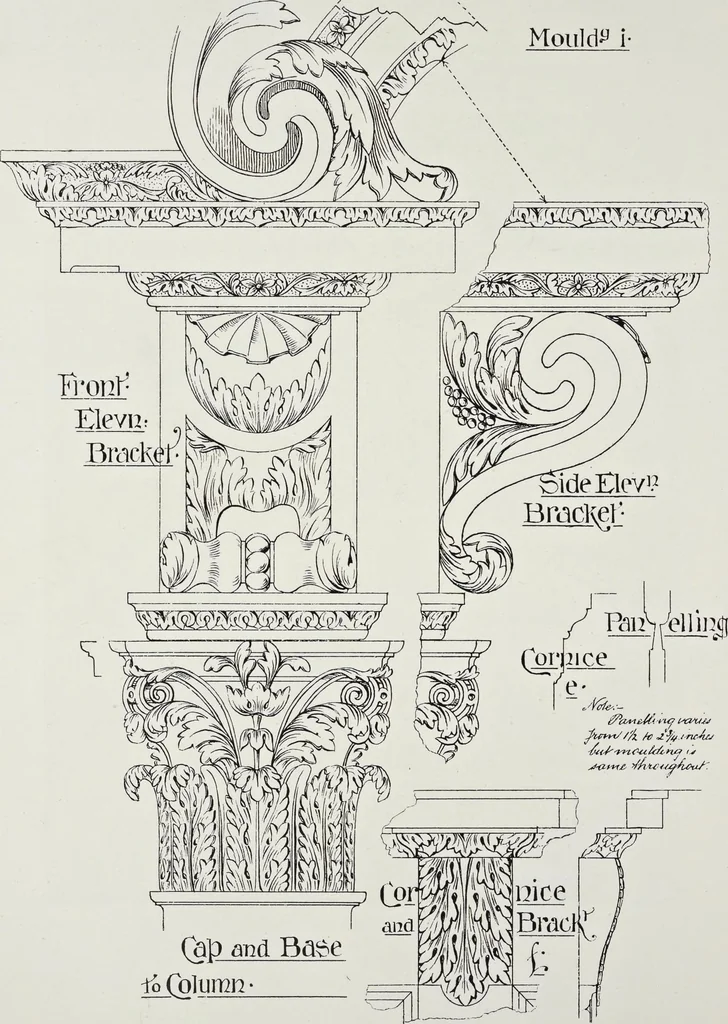 An illustration from Grinling Gibbons and the woodwork of his age (1648-1720), 1914, leaf 127