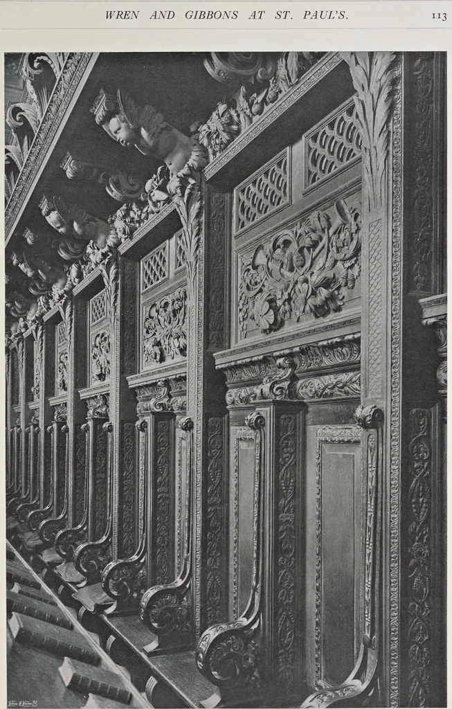 An illustration from Grinling Gibbons and the woodwork of his age (1648-1720), 1914, leaf 130