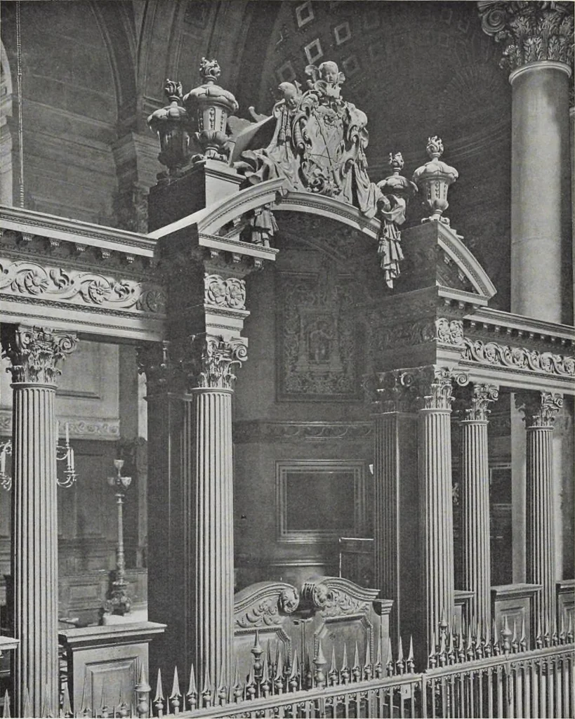 An illustration from Grinling Gibbons and the woodwork of his age (1648-1720), 1914, leaf 137