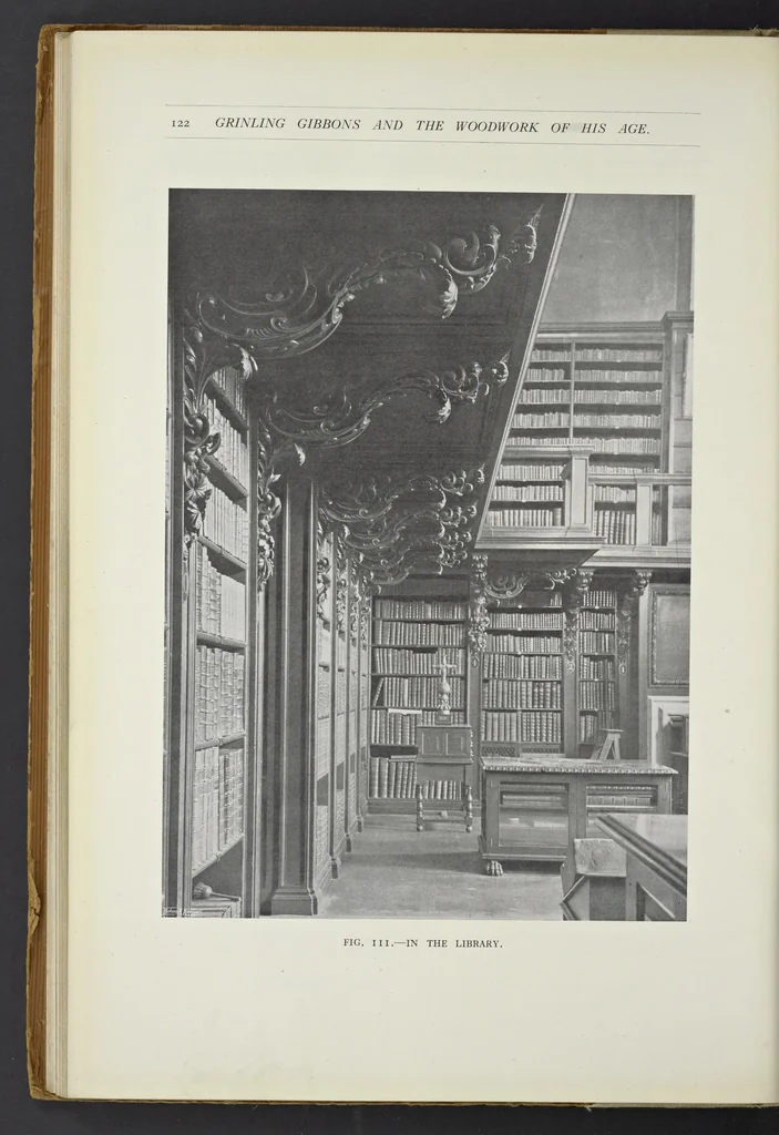 An illustration from Grinling Gibbons and the woodwork of his age (1648-1720), 1914, leaf 139