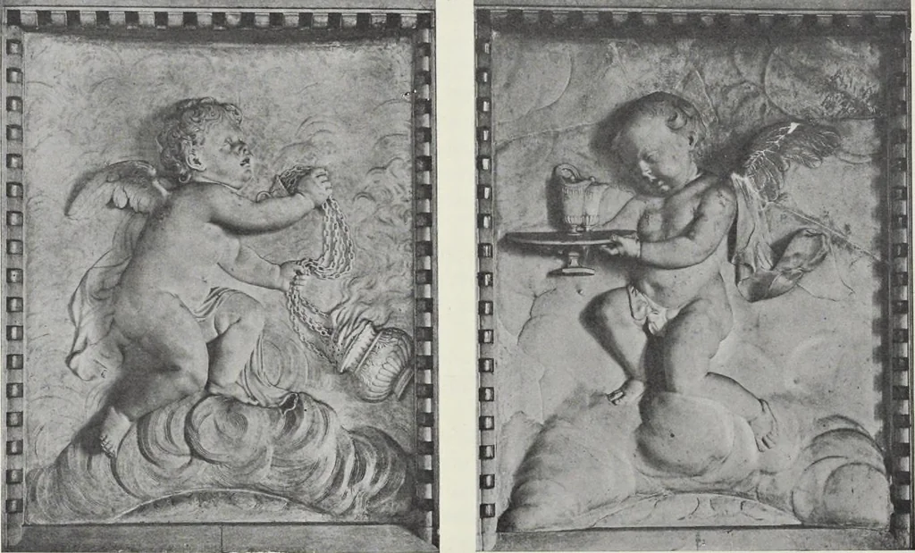 An illustration from Grinling Gibbons and the woodwork of his age (1648-1720), 1914, leaf 143