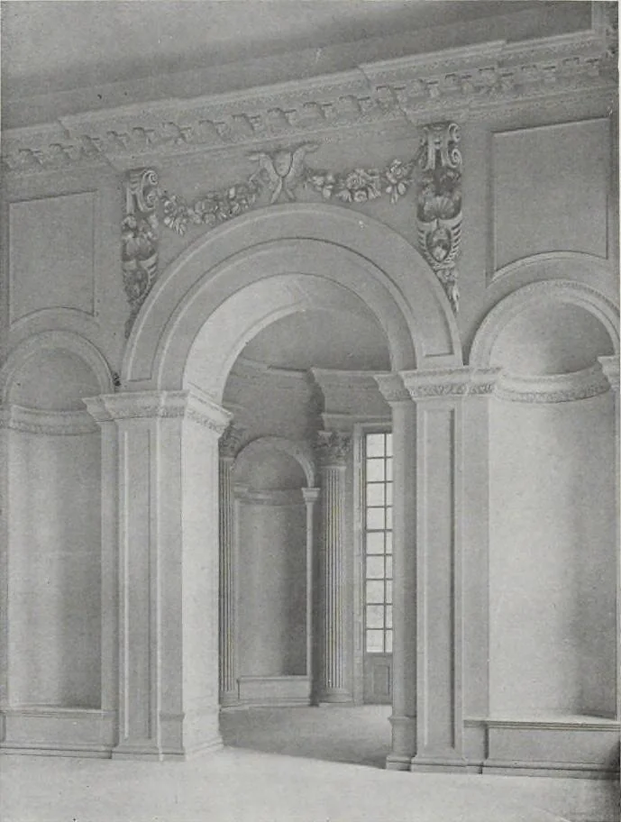 An illustration from Grinling Gibbons and the woodwork of his age (1648-1720), 1914, leaf 147