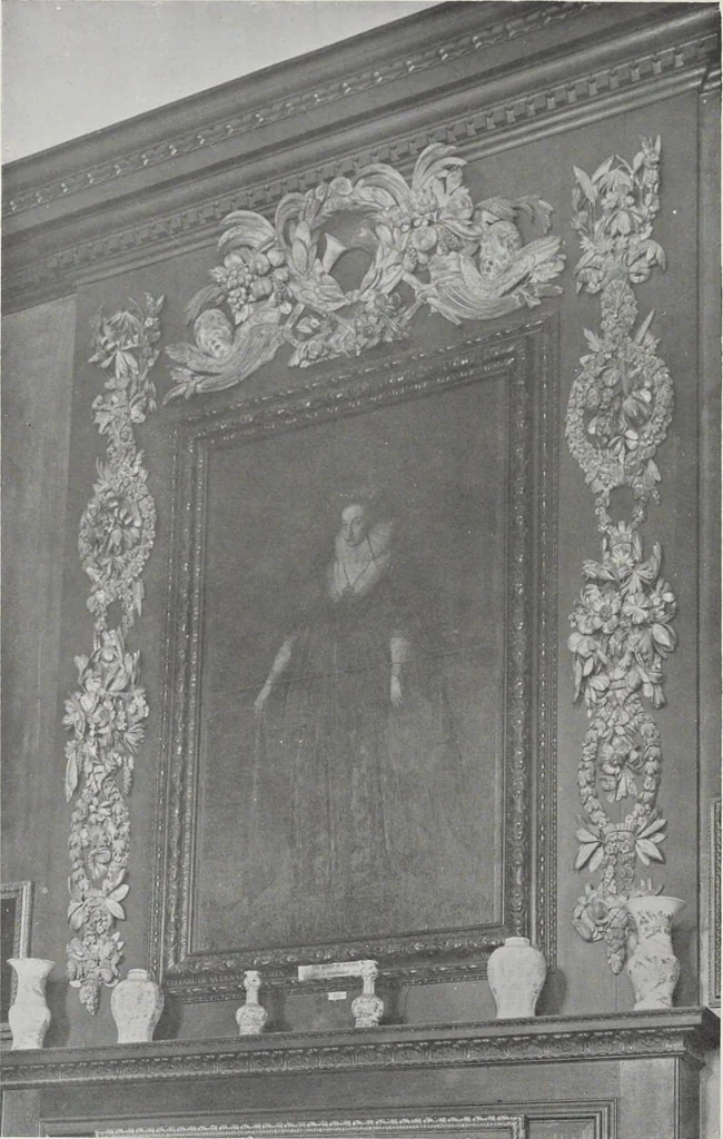 An illustration from Grinling Gibbons and the woodwork of his age (1648-1720), 1914, leaf 149