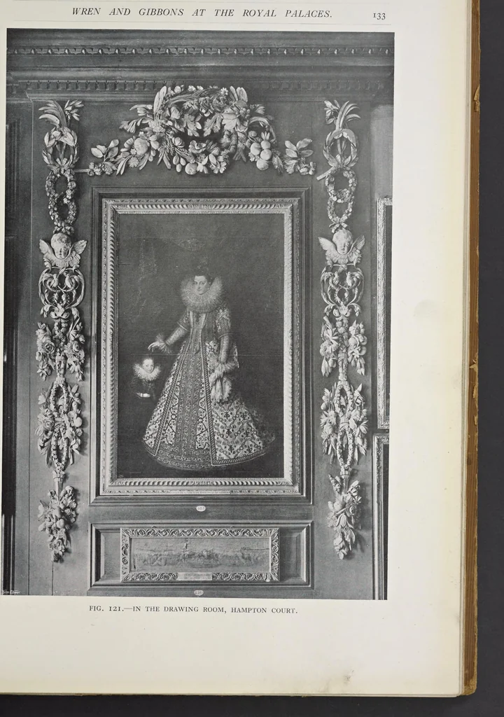An illustration from Grinling Gibbons and the woodwork of his age (1648-1720), 1914, leaf 150