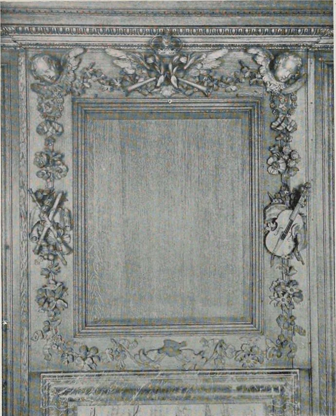 An illustration from Grinling Gibbons and the woodwork of his age (1648-1720), 1914, leaf 154