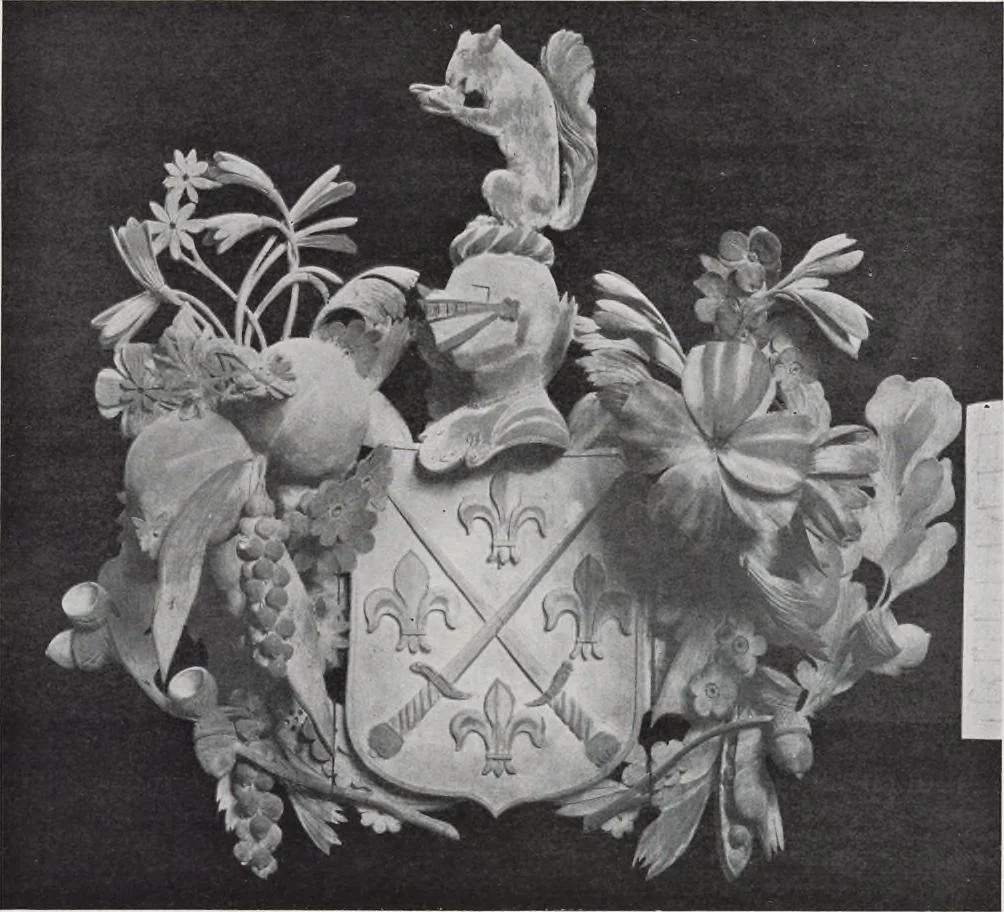 An illustration from Grinling Gibbons and the woodwork of his age (1648-1720), 1914, leaf 156