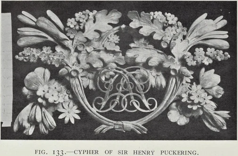 An illustration from Grinling Gibbons and the woodwork of his age (1648-1720), 1914, leaf 159