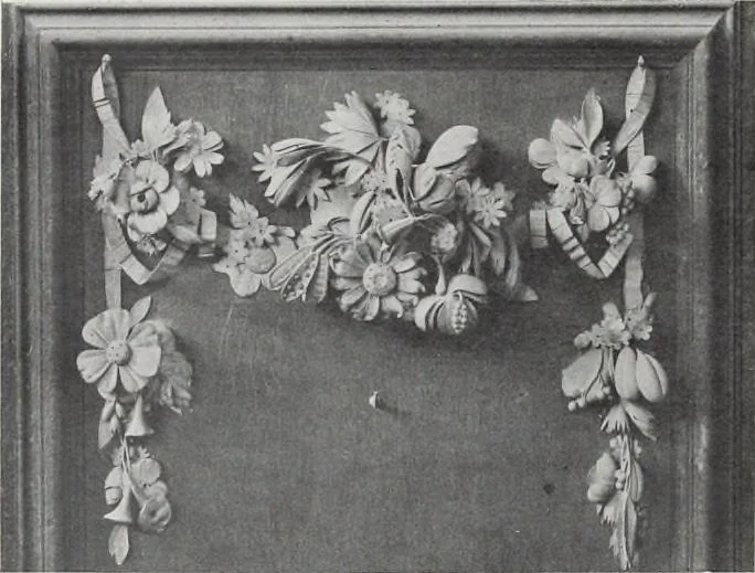 An illustration from Grinling Gibbons and the woodwork of his age (1648-1720), 1914, leaf 159