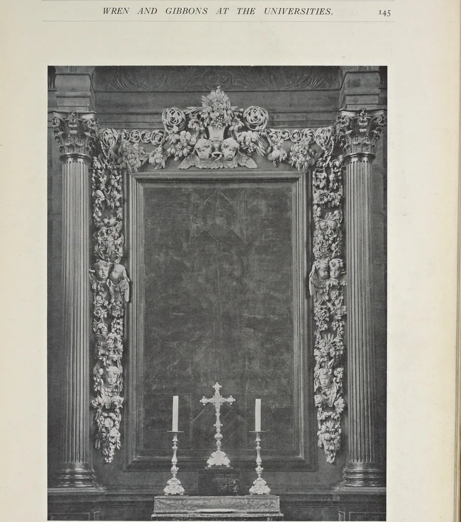 An illustration from Grinling Gibbons and the woodwork of his age (1648-1720), 1914, leaf 162
