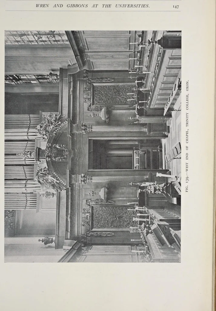 An illustration from Grinling Gibbons and the woodwork of his age (1648-1720), 1914, leaf 164