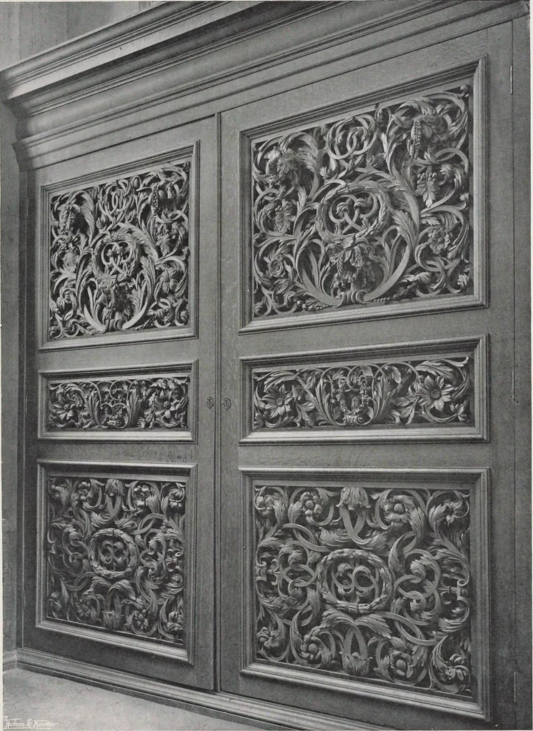 An illustration from Grinling Gibbons and the woodwork of his age (1648-1720), 1914, leaf 168