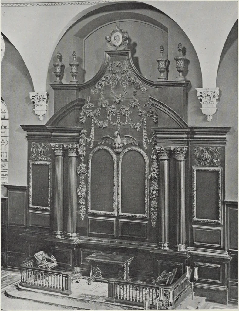 An illustration from Grinling Gibbons and the woodwork of his age (1648-1720), 1914, leaf 171