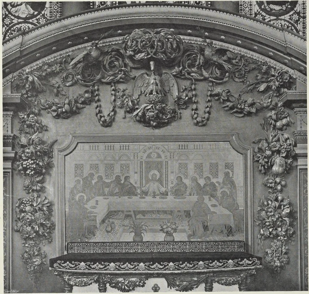 An illustration from Grinling Gibbons and the woodwork of his age (1648-1720), 1914, leaf 173