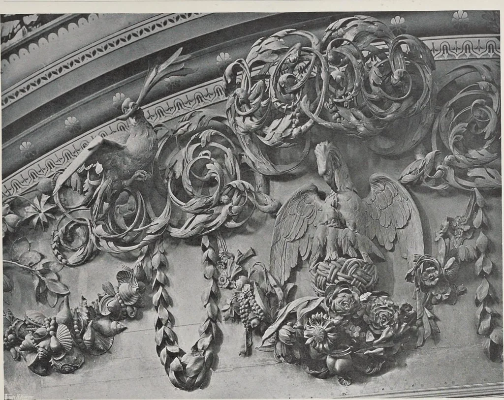 An illustration from Grinling Gibbons and the woodwork of his age (1648-1720), 1914, leaf 174