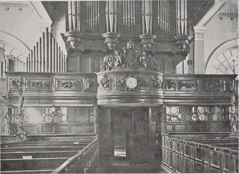 An illustration from Grinling Gibbons and the woodwork of his age (1648-1720), 1914, leaf 180