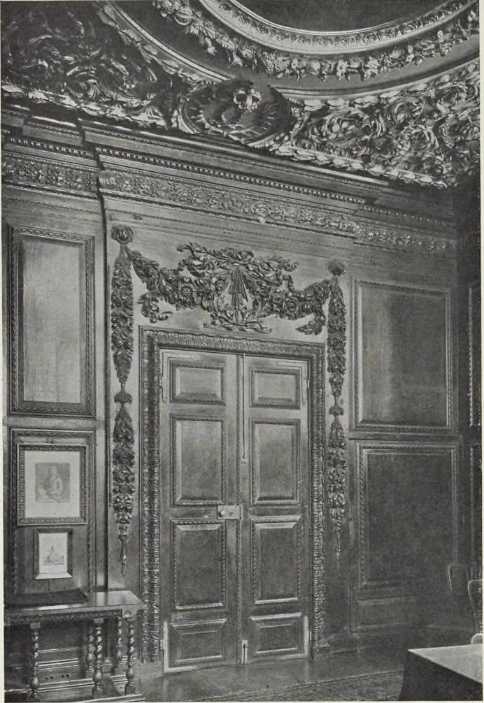 An illustration from Grinling Gibbons and the woodwork of his age (1648-1720), 1914, leaf 181