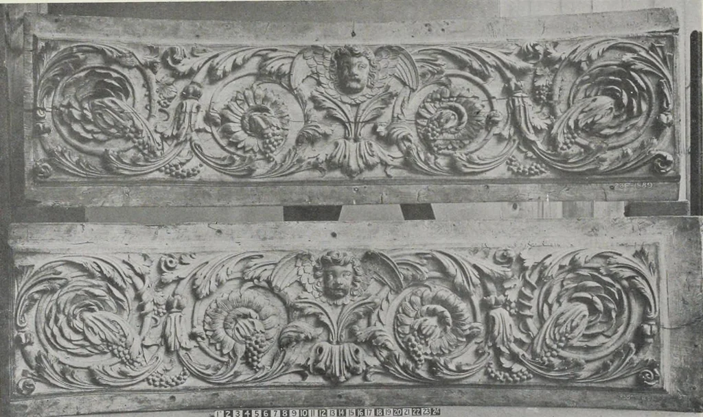 An illustration from Grinling Gibbons and the woodwork of his age (1648-1720), 1914, leaf 181