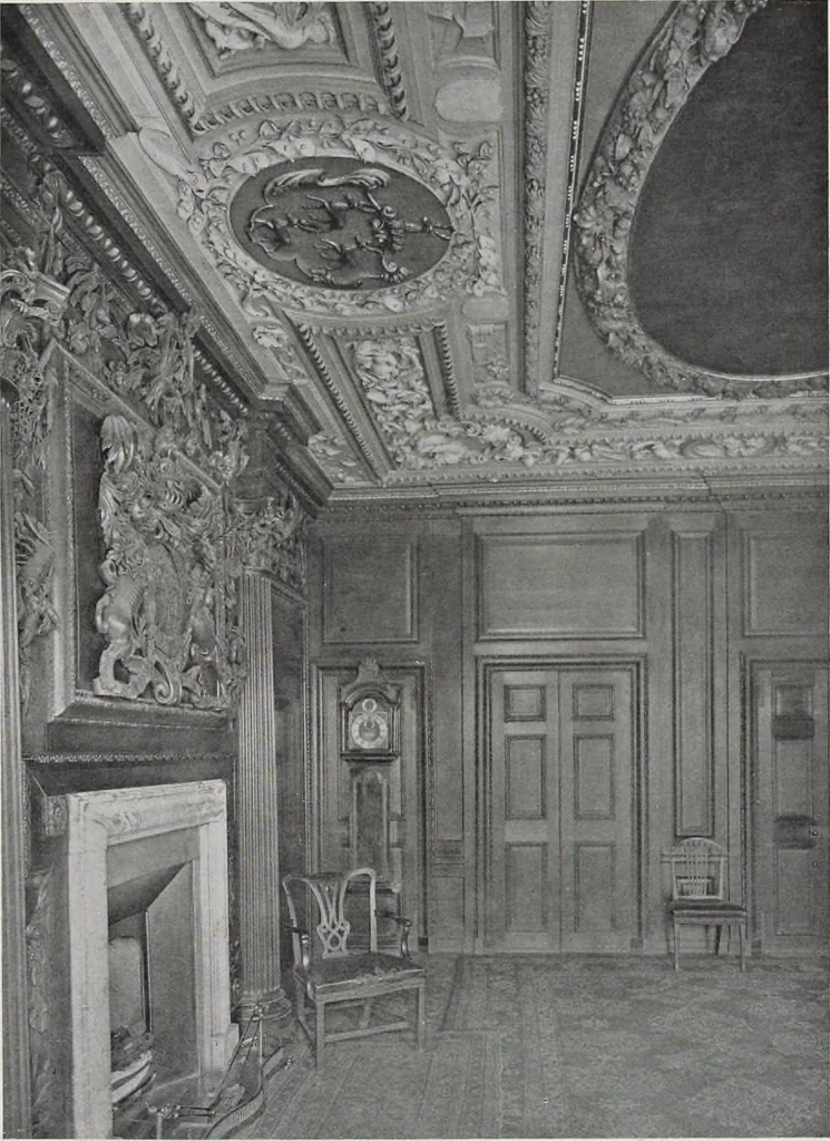An illustration from Grinling Gibbons and the woodwork of his age (1648-1720), 1914, leaf 186
