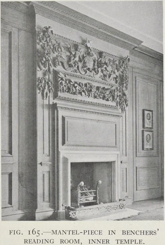 An illustration from Grinling Gibbons and the woodwork of his age (1648-1720), 1914, leaf 188