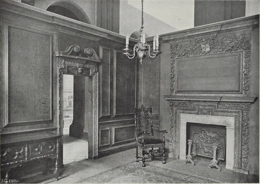 An illustration from Grinling Gibbons and the woodwork of his age (1648-1720), 1914, leaf 189
