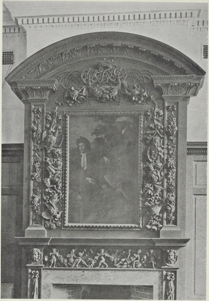 An illustration from Grinling Gibbons and the woodwork of his age (1648-1720), 1914, leaf 191
