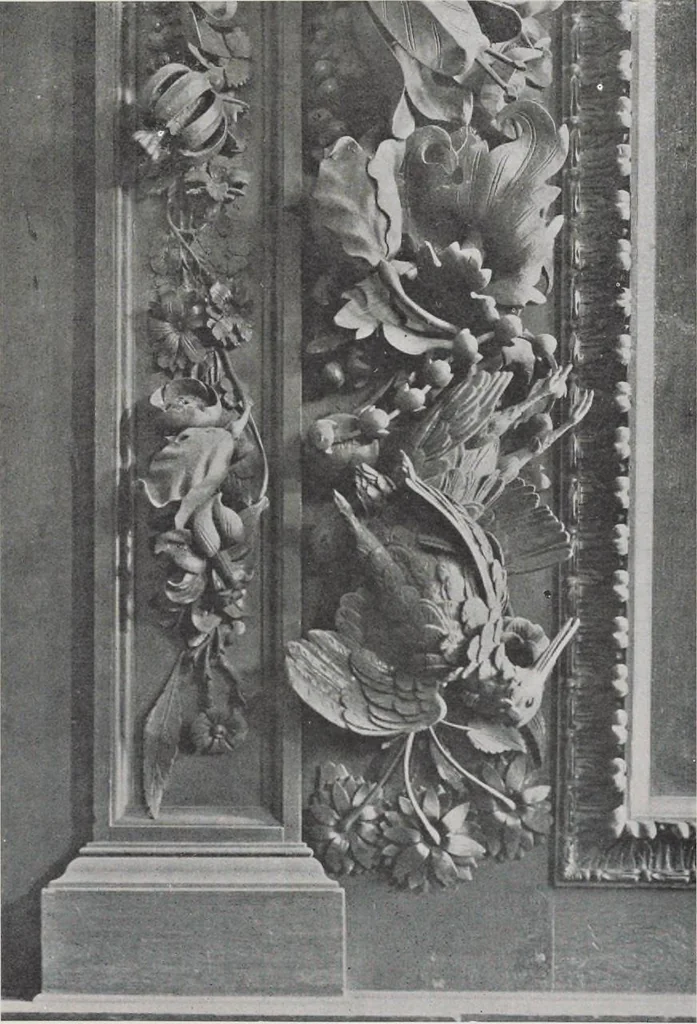 An illustration from Grinling Gibbons and the woodwork of his age (1648-1720), 1914, leaf 192
