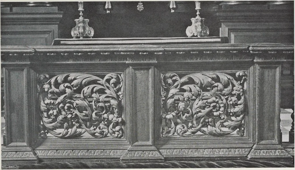 An illustration from Grinling Gibbons and the woodwork of his age (1648-1720), 1914, leaf 194