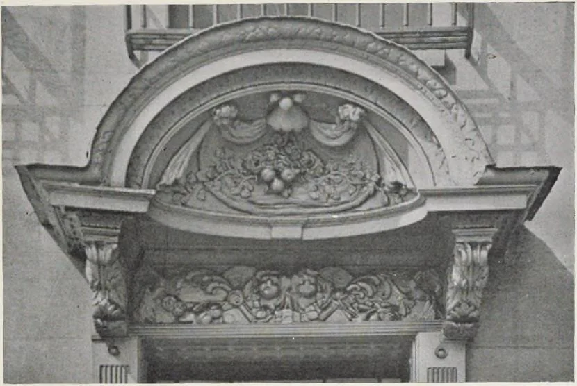 An illustration from Grinling Gibbons and the woodwork of his age (1648-1720), 1914, leaf 198