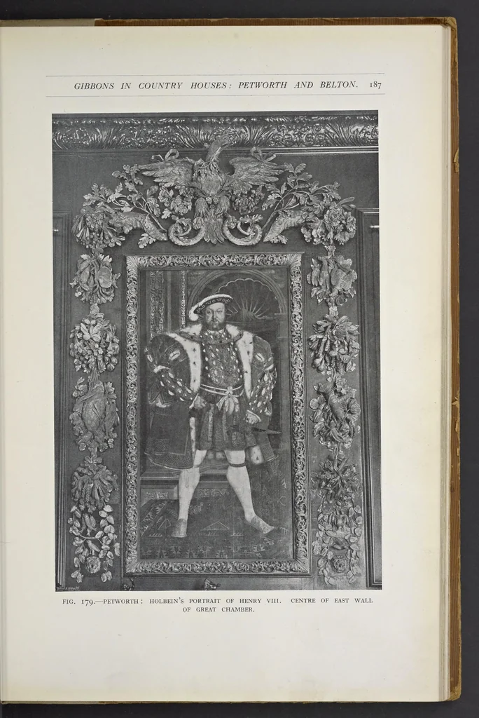 An illustration from Grinling Gibbons and the woodwork of his age (1648-1720), 1914, leaf 204