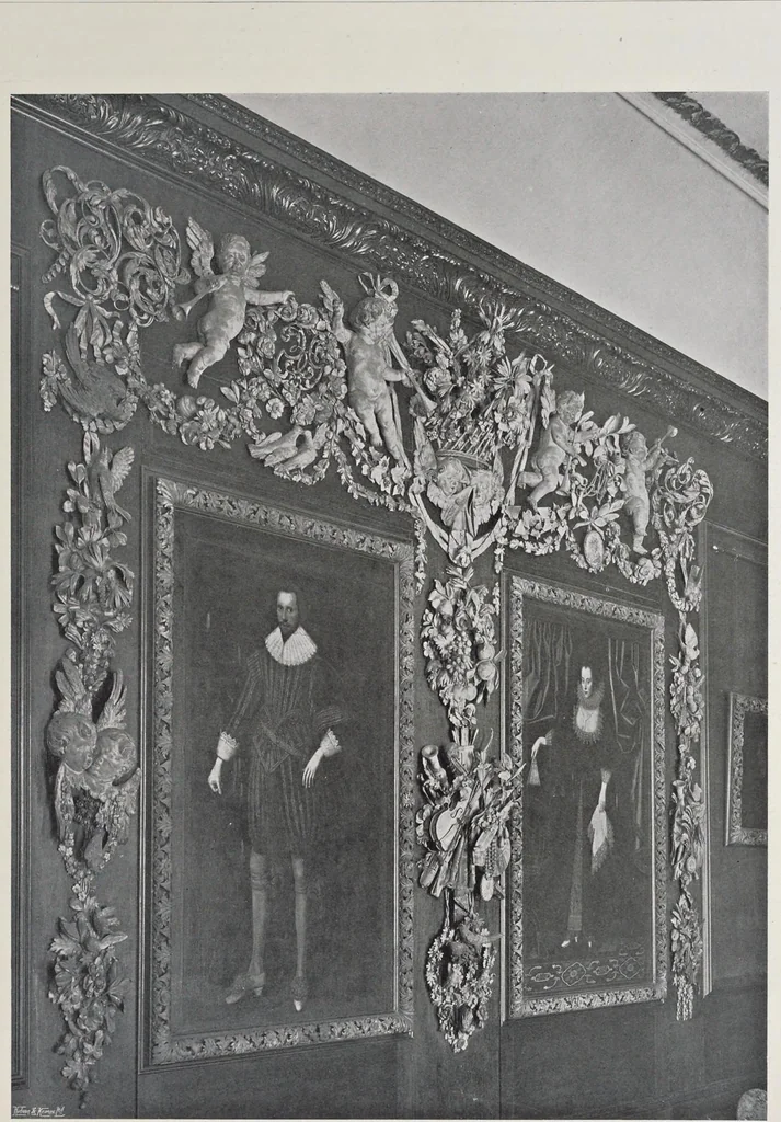 An illustration from Grinling Gibbons and the woodwork of his age (1648-1720), 1914, leaf 206
