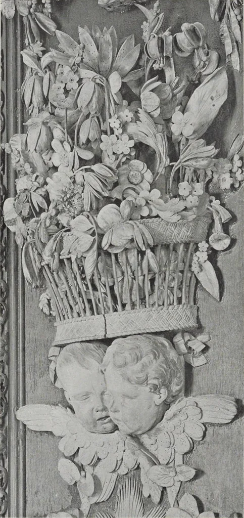 An illustration from Grinling Gibbons and the woodwork of his age (1648-1720), 1914, leaf 207