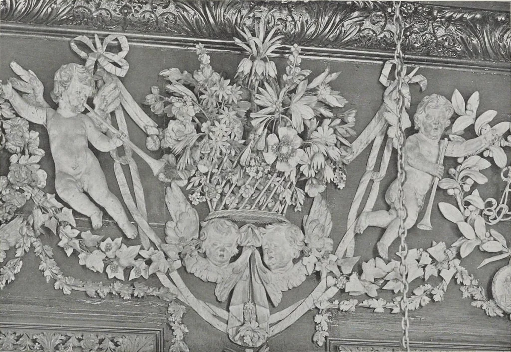 An illustration from Grinling Gibbons and the woodwork of his age (1648-1720), 1914, leaf 209