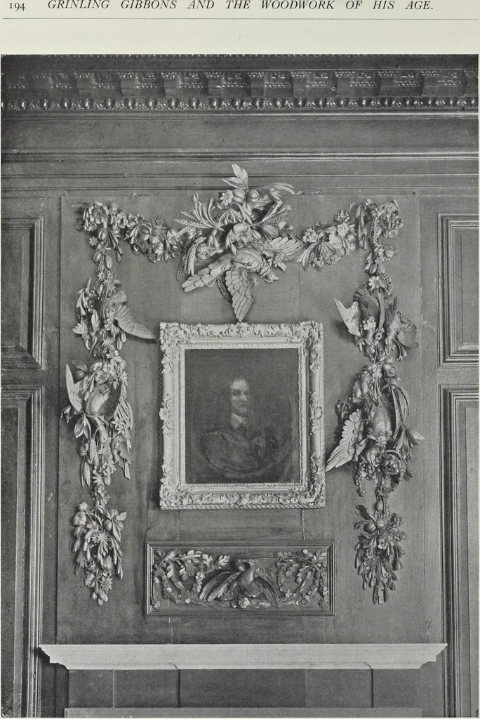 An illustration from Grinling Gibbons and the woodwork of his age (1648-1720), 1914, leaf 211