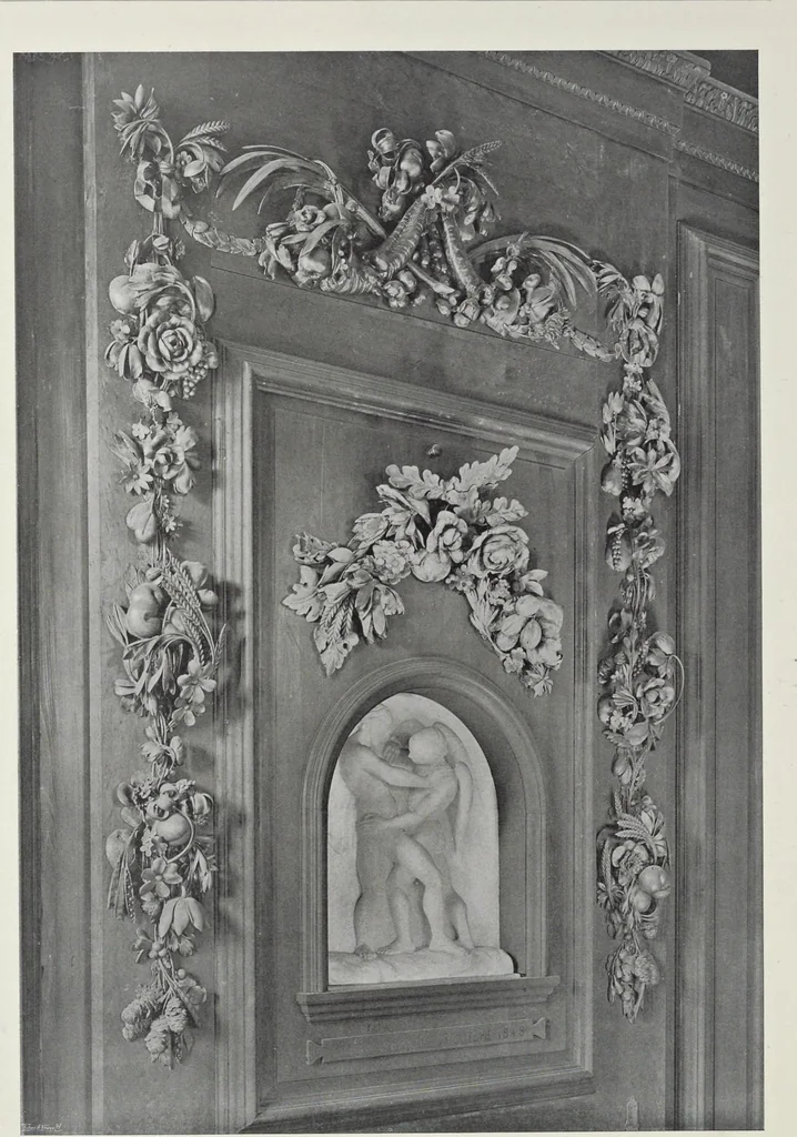 An illustration from Grinling Gibbons and the woodwork of his age (1648-1720), 1914, leaf 217